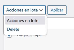borrar tareas